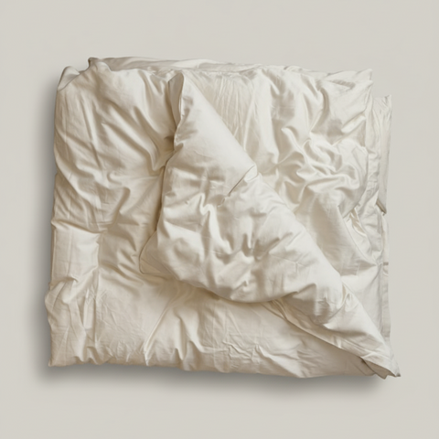 coton non blanchi, housse de duvet