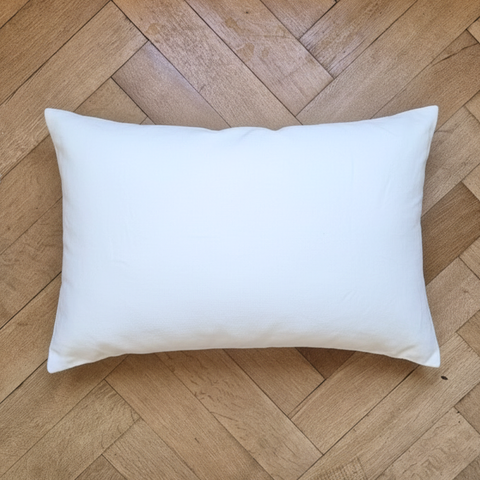 blanc, taie d'oreiller