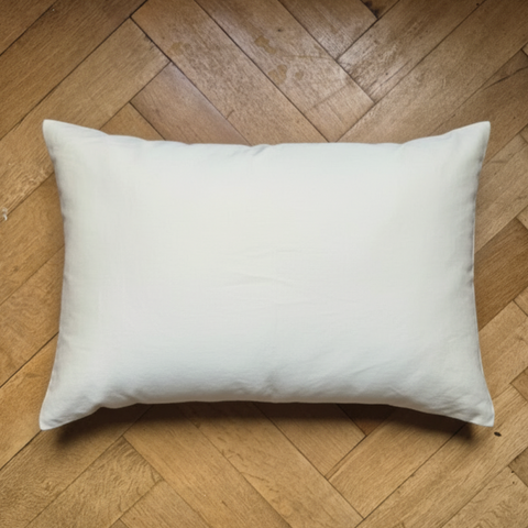 coton non blanchi, taie d'oreiller